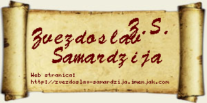 Zvezdoslav Samardžija vizit kartica